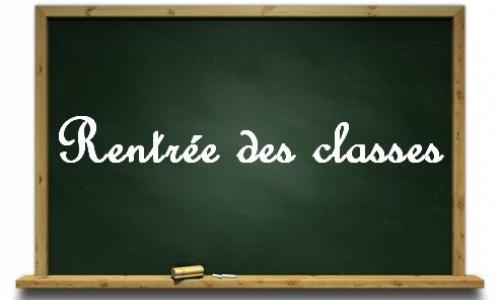 rentree des classes