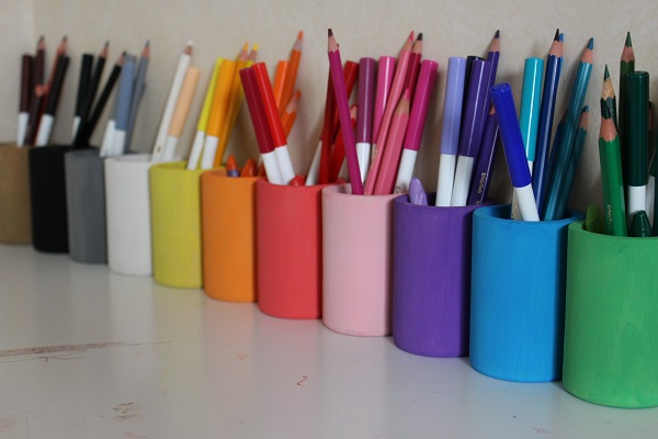 Facil'à faire : les pots à crayons 