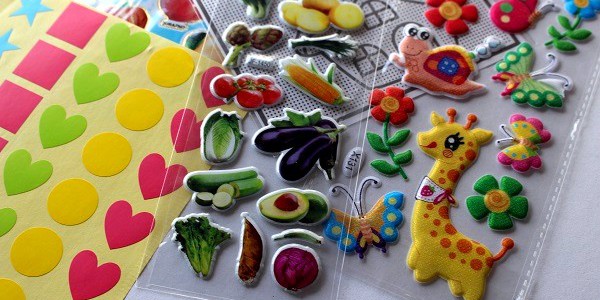 18 Stickers FLEURS (Roses) - Gommettes Enfants/Gommettes Fleurs, Fruits et  Légumes - MaGommette