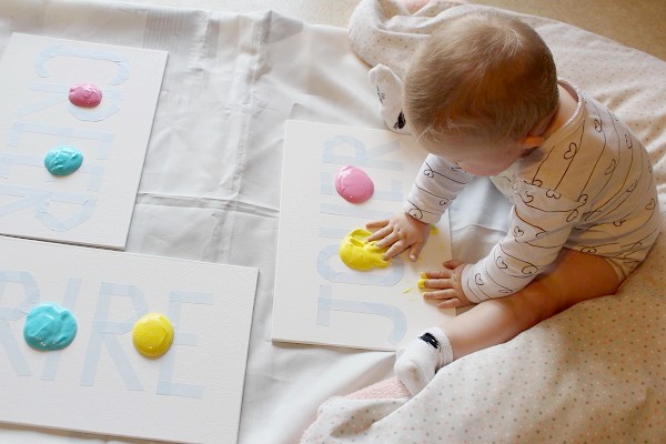 Activité peinture pour bébé – Home Sweet Môme