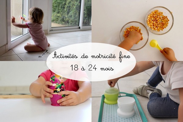 Maman Nougatine Activités pour les 18-24 mois [inspiration