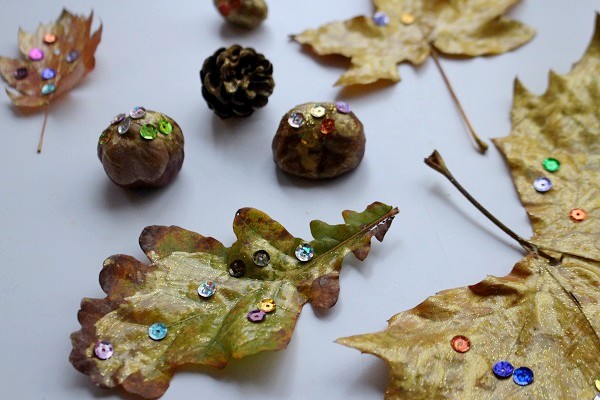 Maman Nougatine Associer des feuilles et fruits d'automne à leur