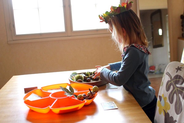 Maman Nougatine Associer des feuilles et fruits d'automne à leur