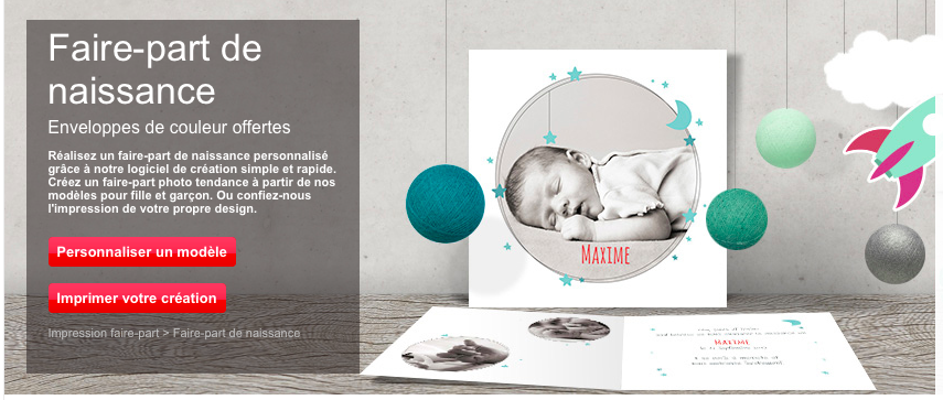 Photo de Naissance Modèle 4