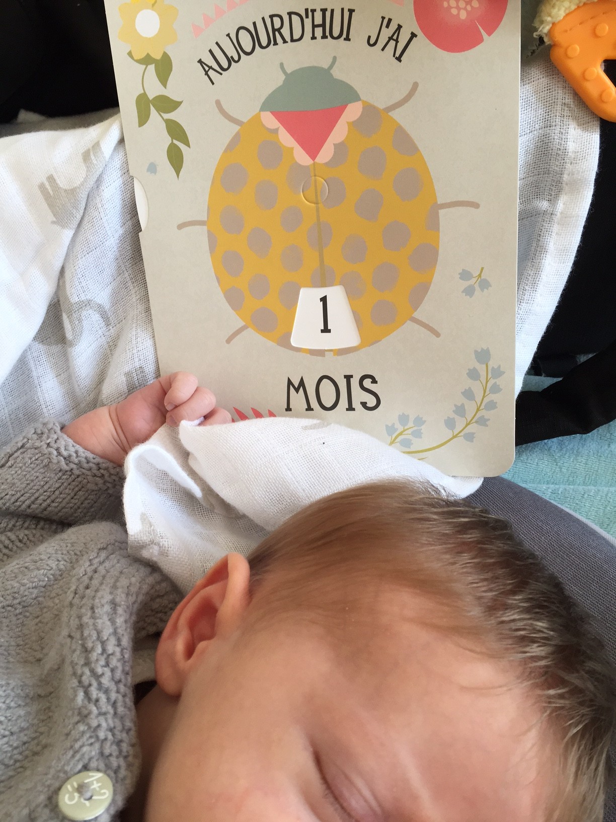 Mon bébé à 1 mois 👶