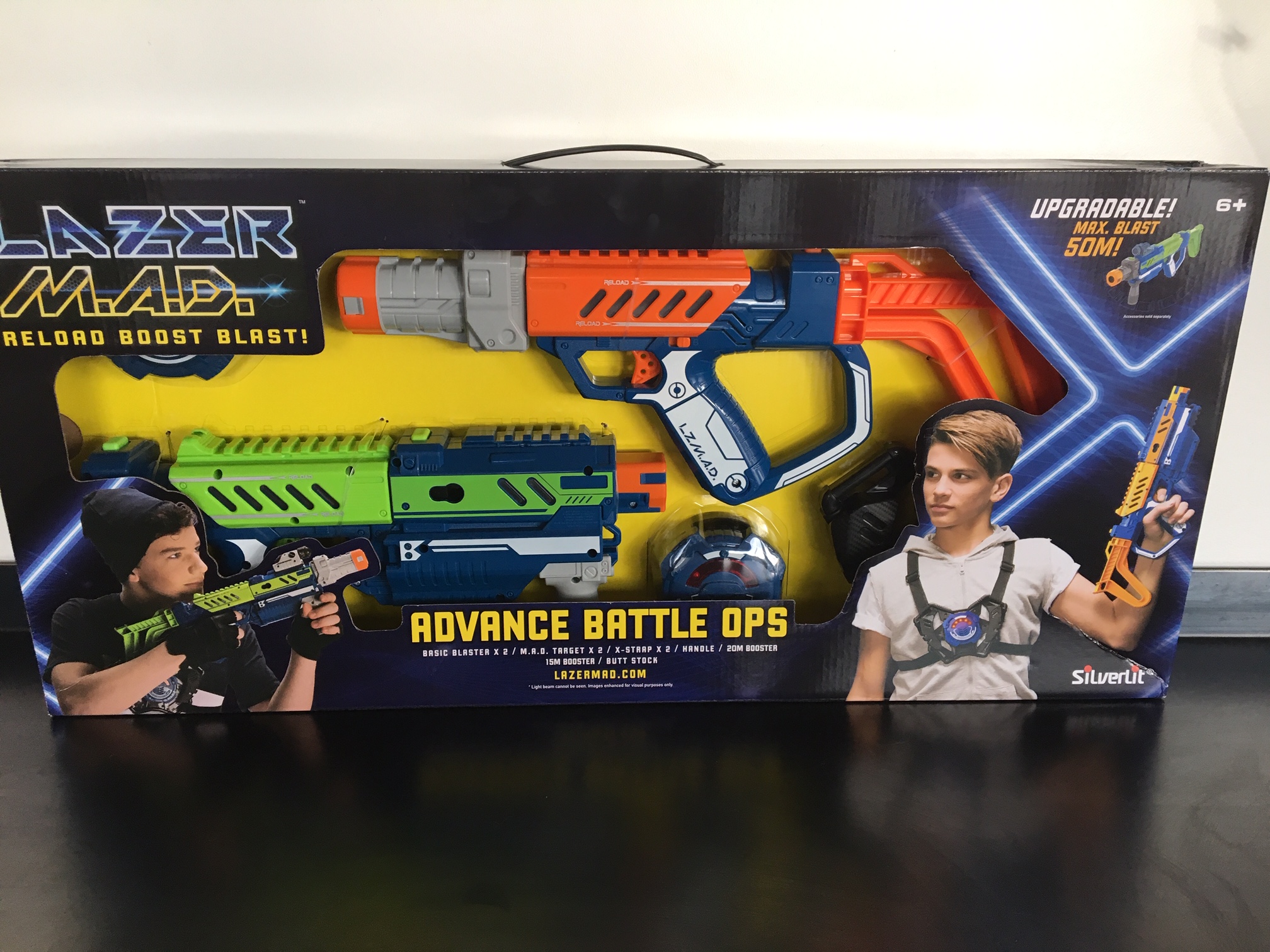 LAZER M.A.D. Advance Battle Ops - Laser Game Enfant - 2 pistolets