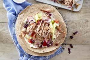 Pulled-Turkey-Wrap