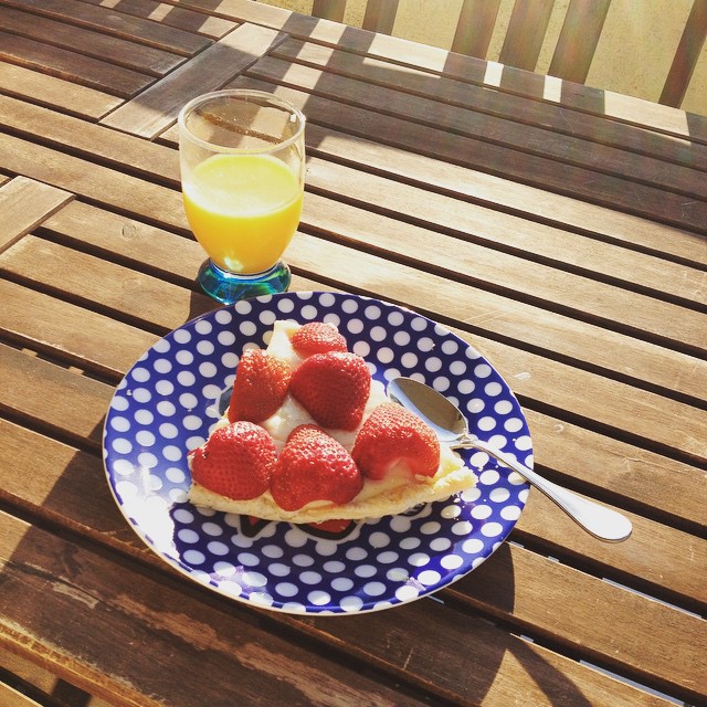 Bonne journée ! ☀️☀️☀️ instafood cestlete 3minutesdetranquilite