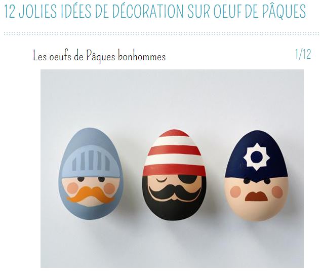 décorations oeuf de paques