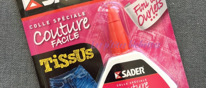 Les p'tites bichettes J'ai testé la colle SADER spéciale Tissus